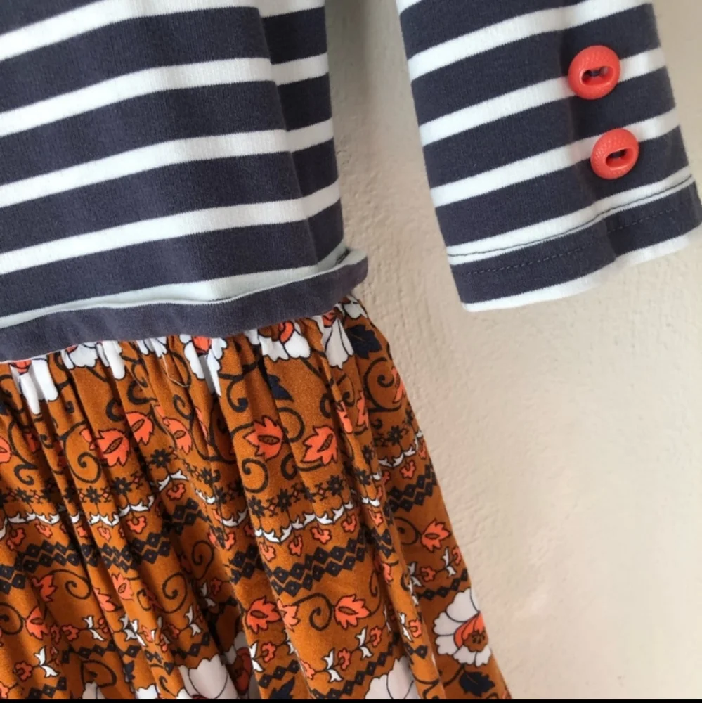 Matilda Jane Striped Floral Winsome Dress, M. - Picture 2 of 6